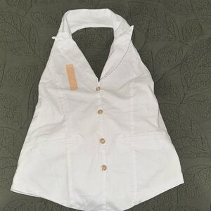Halter button down